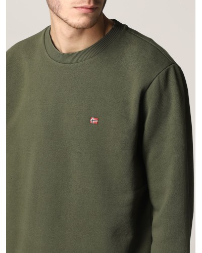 NAPAPIJRI FELPA PARICOLLO BALIS CREW 1.GE41 GREEN DEPTHS
