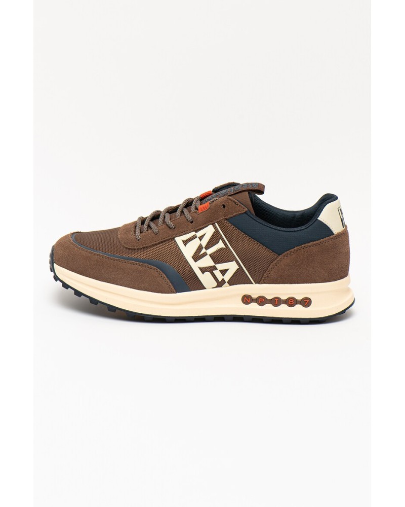 NAPAPIJRI SCARPE SNEAKER MAN NYLON/SUEDE RUNNING.WA1 RAINDRUM
