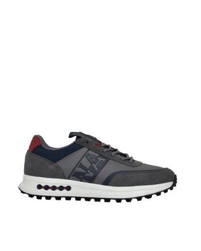 NAPAPIJRI SCARPE SNEAKER MAN NYLON/SUEDE RUNNING.Z86 GREY
