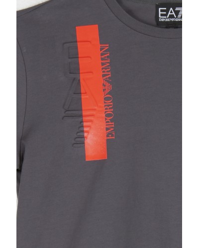 ARMANI EA7 T-SHIRT  COTTON 100%.1977 IRON GATE