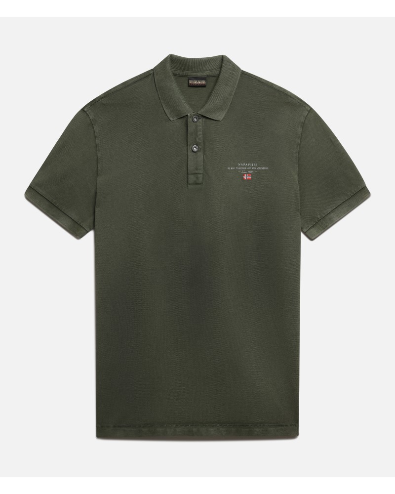 NAPAPIJRI POLO M/CORTA ELBAS SS 4.GE4 GREEN DEPTHS