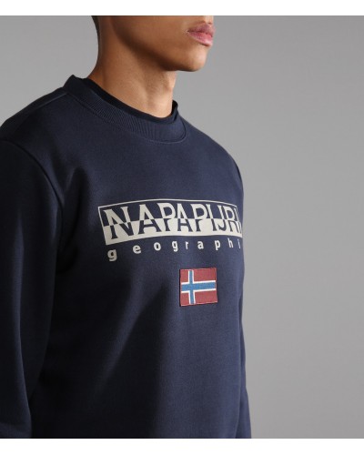 NAPAPIJRI FELPA PARICOLLO B-AYAS C 1.176 BLU MARINE