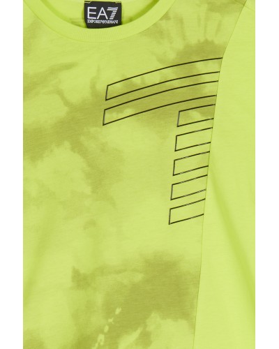ARMANI EA7 T-SHIRT  COTTON 100%.0804 MARBLE GREEN