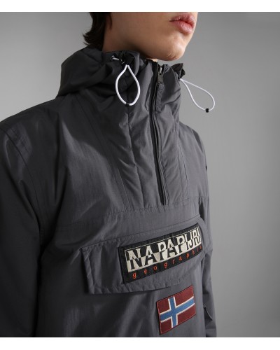 NAPAPIJRI GIUBBOTTO SACCA RAINFOREST POCKET 2.H98 DARK GREY S