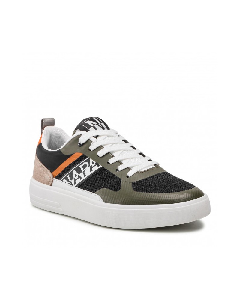 NAPAPIJRI SCARPA SNEAKER SNEAKERS UOMO.7M7 GREEN/BLACK