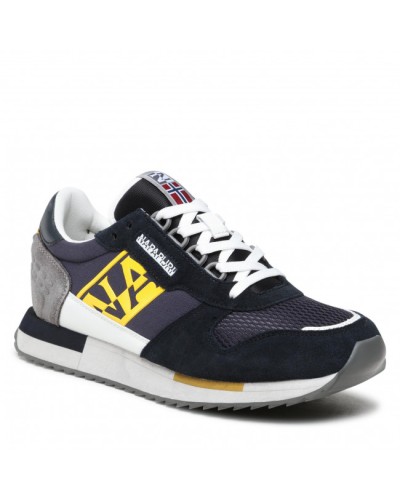 NAPAPIJRI SCARPA SNEAKER SNEAKERS UOMO.Y1A GREY/YEL/NAVY