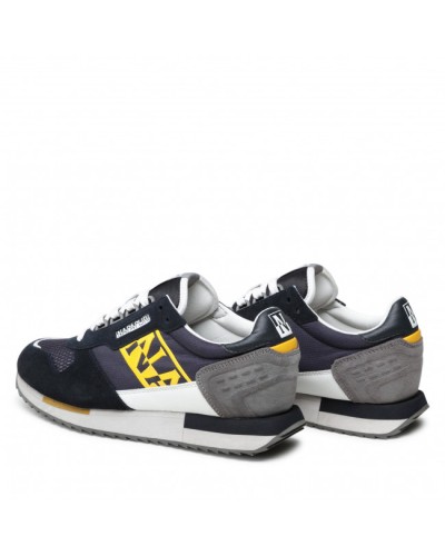 NAPAPIJRI SCARPA SNEAKER SNEAKERS UOMO.Y1A GREY/YEL/NAVY