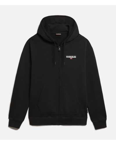 NAPAPIJRI FELPA  C/CAPP B-ICE FZH S 1.041 BLACK 041