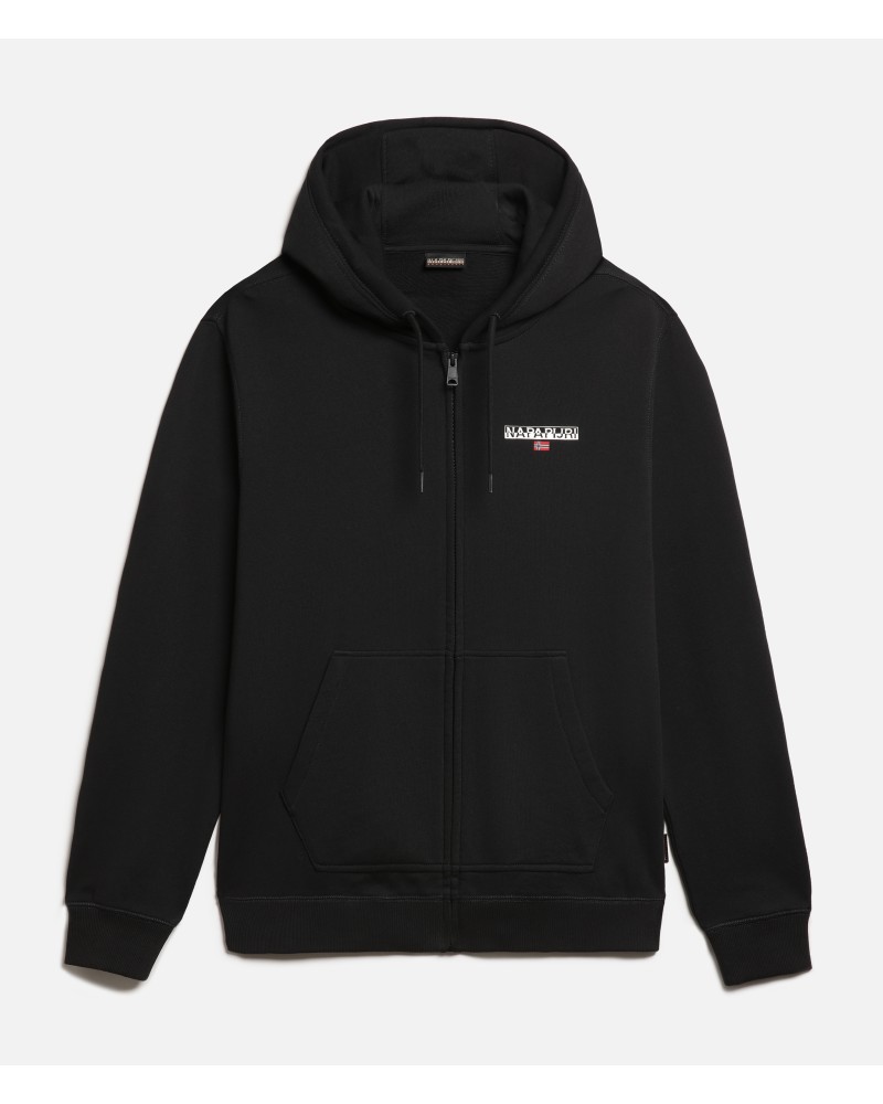 NAPAPIJRI FELPA  C/CAPP B-ICE FZH S 1.041 BLACK 041