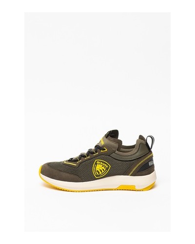 BLAUER MAN MESH SNEAKER BYRON02.MIL MILITARY GREEN