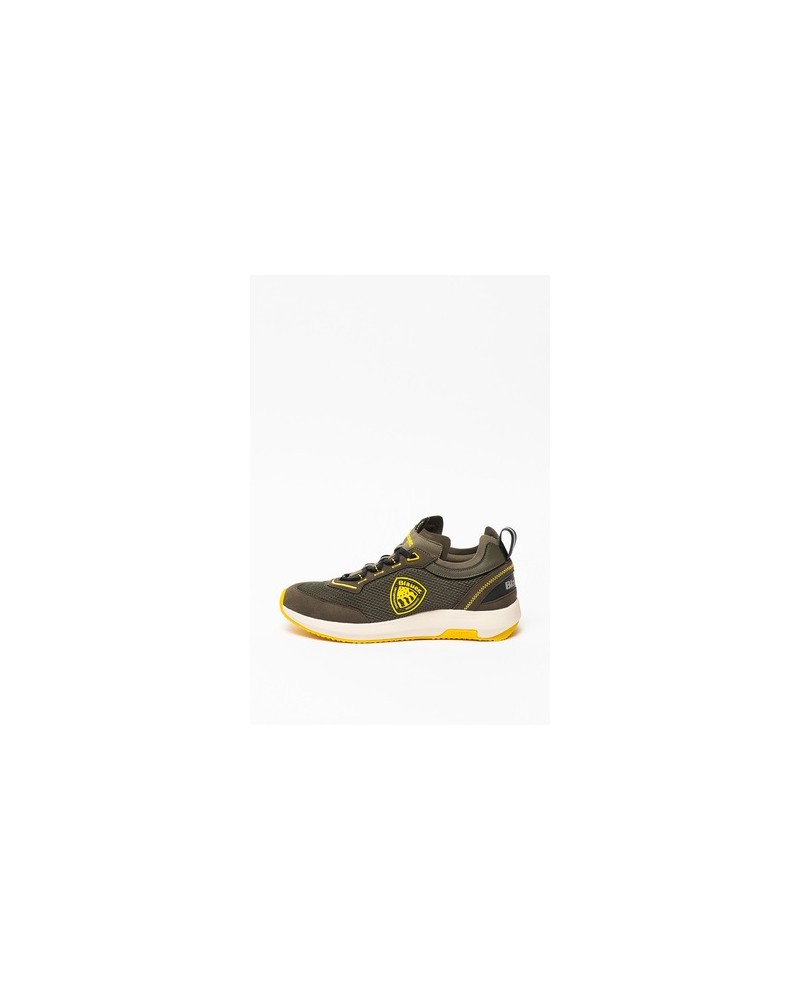 BLAUER MAN MESH SNEAKER BYRON02.MIL MILITARY GREEN
