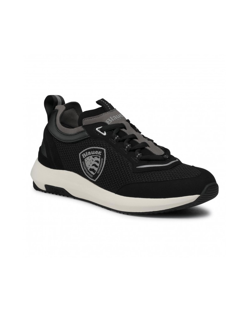 BLAUER MAN MESH SNEAKER BYRON02.BLK BLACK