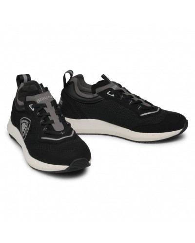 BLAUER MAN MESH SNEAKER BYRON02.BLK BLACK