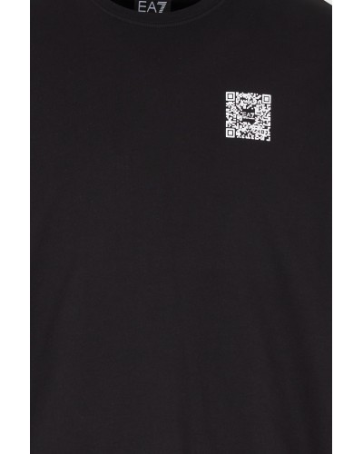 ARMANI EA7 FELPA PARICOLLO COTTON 100%.1200 BLACK