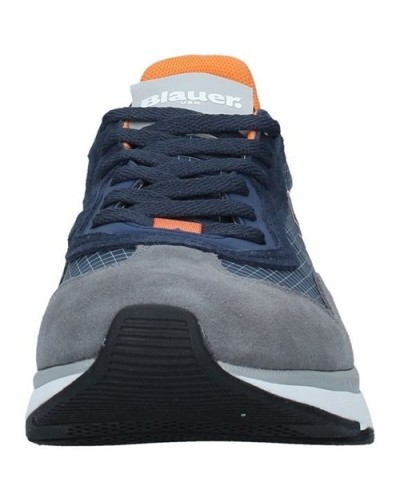 BLAUER MAN NYLON/SUEDE SNEAKER HILOXL02.NVY NAVY