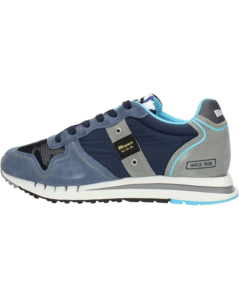 BLAUER MAN NYLON/SUEDE RUNNING QUARTZ01.NVY NAVY
