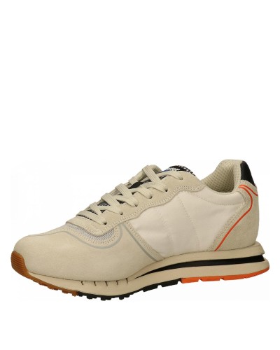 BLAUER MAN SUEDE/NYLON RUNNING  QUARTZ02.STO STONE