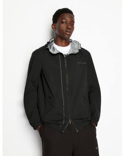 ARMANI AX GIUBBINO C/CAPP 100%POLYESTER.52AF BLACK/ZINC