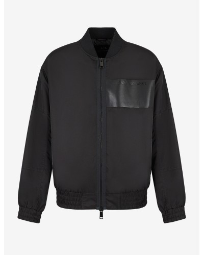 ARMANI AX GUBBINO UNIVERSITY 100%POLYESTER.1200 BLACK