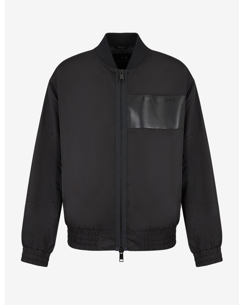 ARMANI AX GUBBINO UNIVERSITY 100%POLYESTER.1200 BLACK