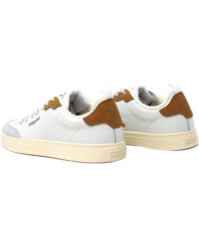 BLAUER SCARPA SNEAKER  SNEAKER UOMO.WHO WHITE/OCHRE