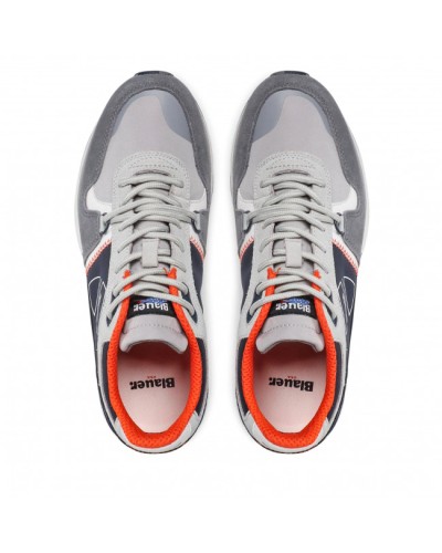 BLAUER SCARPA SNEAKER  SNEAKER UOMO.NVG NAVY/GREY