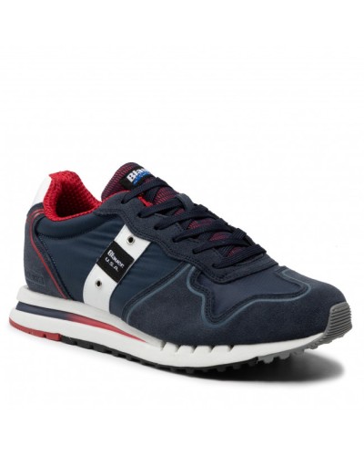 BLAUER SCARPA SNEAKER  SNEAKER UOMO.NVR NAVY/RED