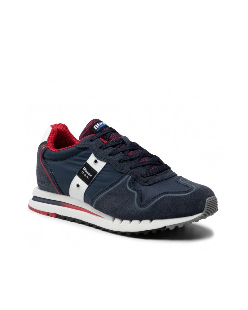 BLAUER SCARPA SNEAKER  SNEAKER UOMO.NVR NAVY/RED