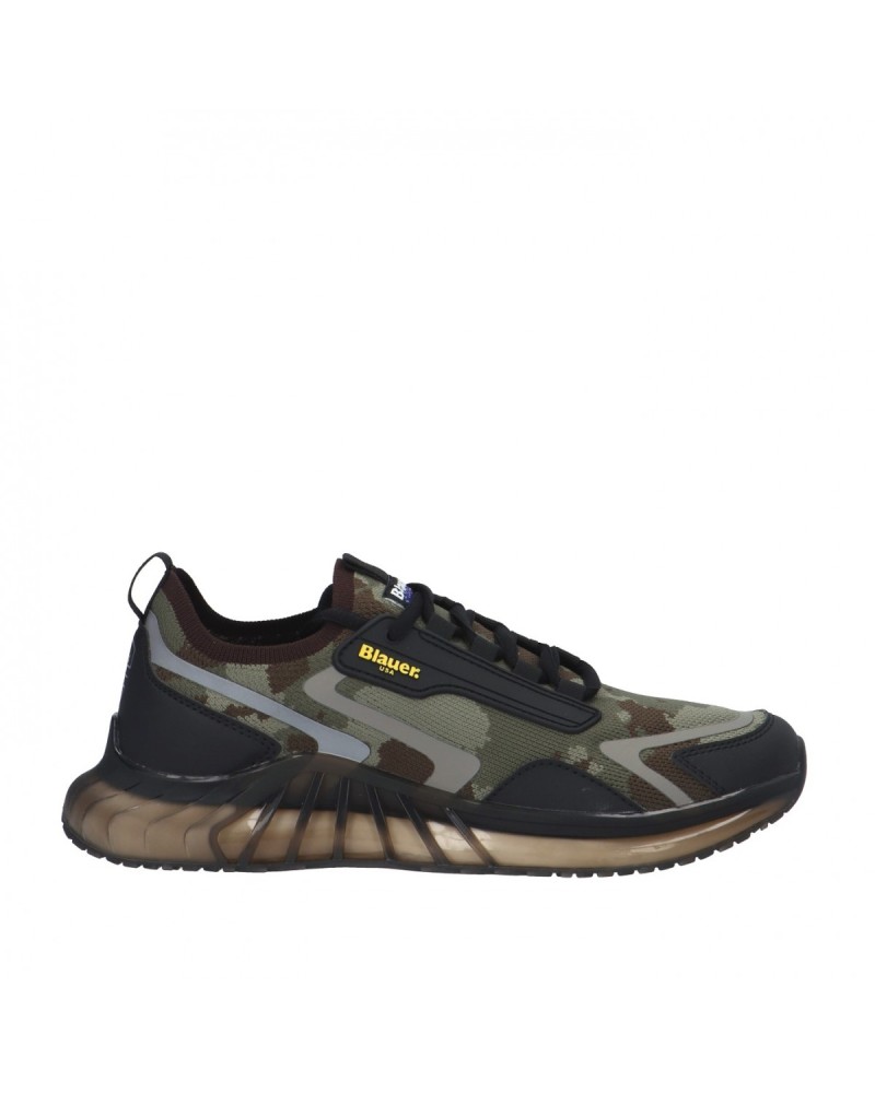 BLAUER SCARPA SNEAKER  SNEAKER UOMO.MIL MILITARY GREEN
