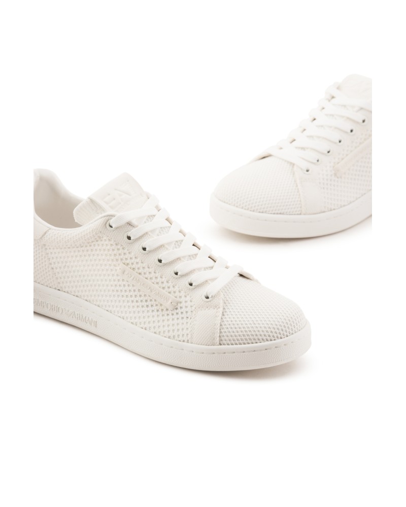 ARMANI EA7 CALZATURE SNEAKERS POLYESTER 100%.00894 OFF WHITE