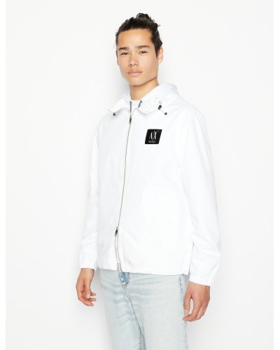 ARMANI AX GIUBBINO C/CAPP 100%POLYESTER.1100 WHITE