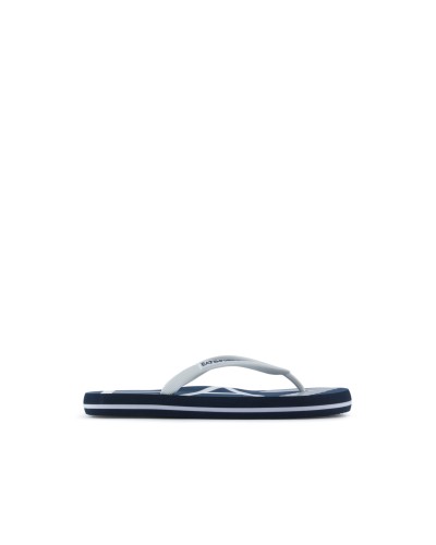 ARMANI EA7 CIABATTE INFRADITO RUBBER 100%.N527 NAVY+WHITE