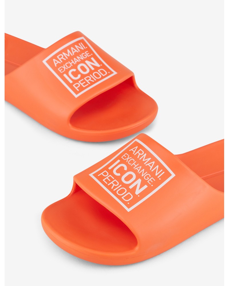 ARMANI AX CIABATTE POOL 100%ETHYLENE-VINYLACETATE.00155 ORANGE