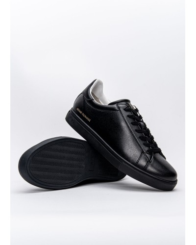 ARMANI AX SCARPE SNEAKER 100% LEATHER.00002 BLACK