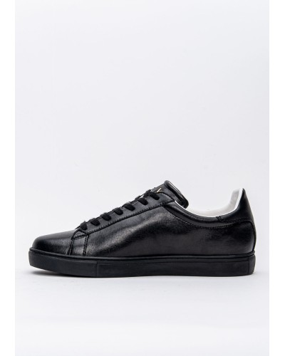ARMANI AX SCARPE SNEAKER 100% LEATHER.00002 BLACK