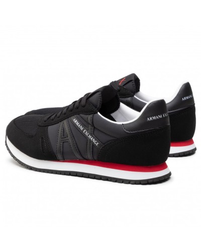 ARMANI AX SCARPE SNEAKER  100% POLYAMIDE.00002 FULL BLACK