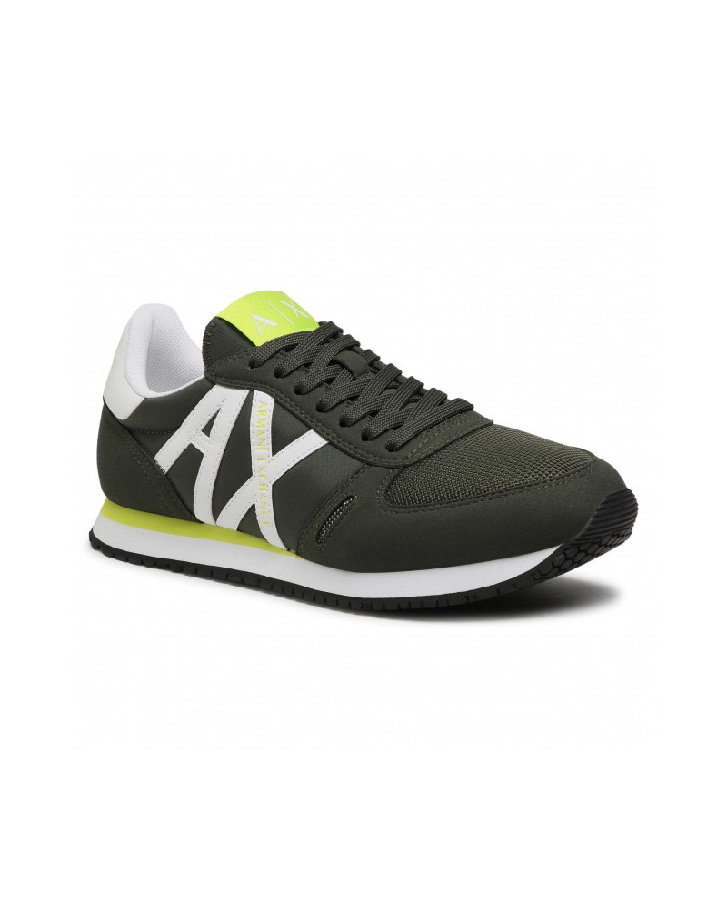 ARMANI AX SCARPE SNEAKER  100% POLYAMIDE.K530 FANGO+OFF WHITE
