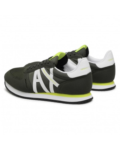 ARMANI AX SCARPE SNEAKER  100% POLYAMIDE.K530 FANGO+OFF WHITE