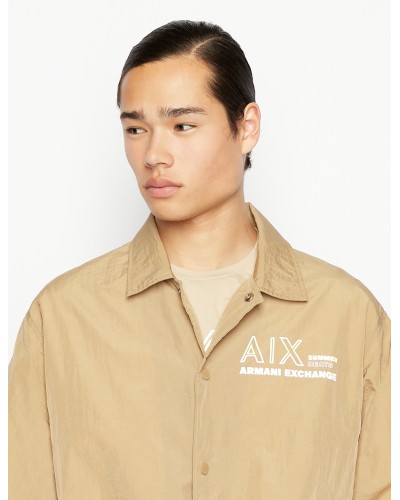 ARMANI AX GIUBBINO CAMICIA 100%POLYAMIDE.1772 TANNIN