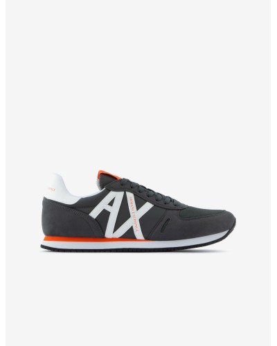 ARMANI AX SCARPE SNEAKER  100% POLYAMIDE.K666 GREY+OP.WHITE