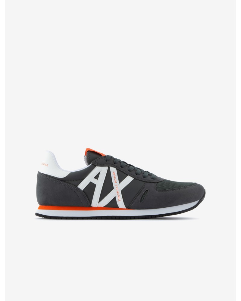 ARMANI AX SCARPE SNEAKER  100% POLYAMIDE.K666 GREY+OP.WHITE
