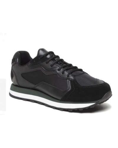 ARMANI AX SCARPE SNEAKER 100% POLYESTER.K619 BLACK+FOREST