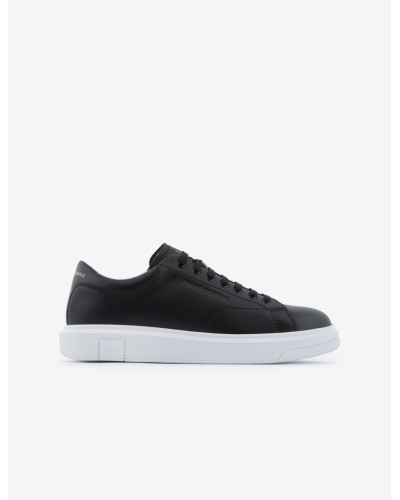 ARMANI AX CALZATURE SNEAKERS 100% LEATHER.00002 BLACK