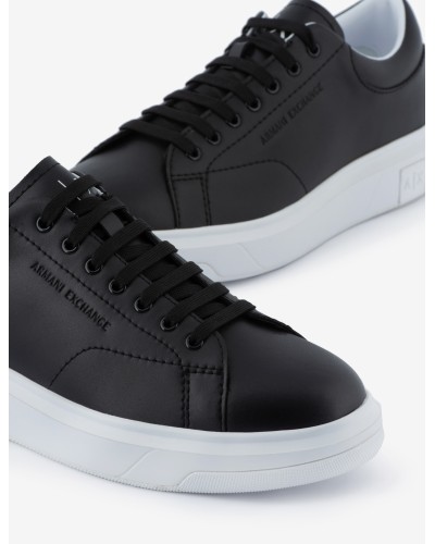 ARMANI AX CALZATURE SNEAKERS 100% LEATHER.00002 BLACK