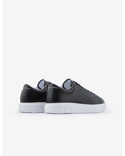 ARMANI AX CALZATURE SNEAKERS 100% LEATHER.00002 BLACK