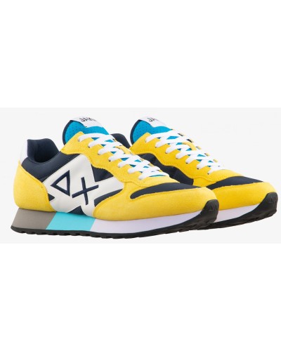 SUN68 SCARPA JAKI PARTY TIME.0723 NAVY BLUE/GIALLO 0723 NAVY BLUE/GIALLO 