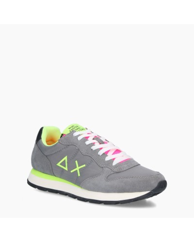 SUN68 SNEAKERS TOM FLUO.34 GRIGIO MEDIO