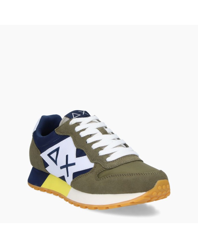 SUN68 SNEAKERS JAKI TRICOLORS.1907 MILITARE/NAVY BLUE
