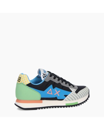 SUN68 SNEAKERS NIKI AND STRIPES.11 NERO