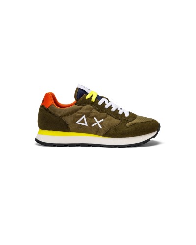 SUN68 SNEAKERS TOM SOLID NYLON.19 MILITARE